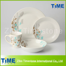 Round Shape Customized Porcelain Dinnerware